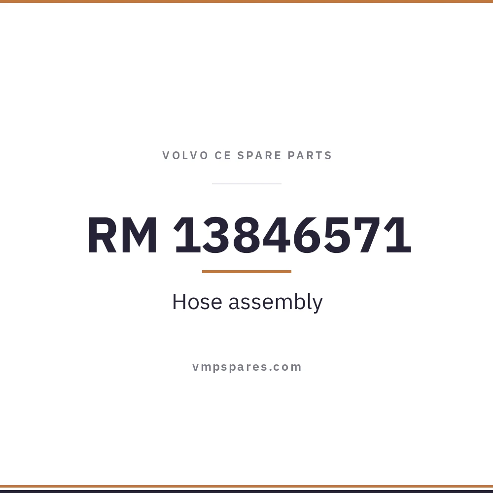 RM 13846571 – Hose assembly