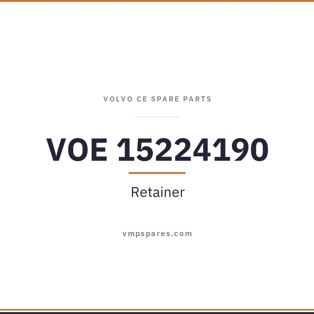 VOE 15224190 – Retainer