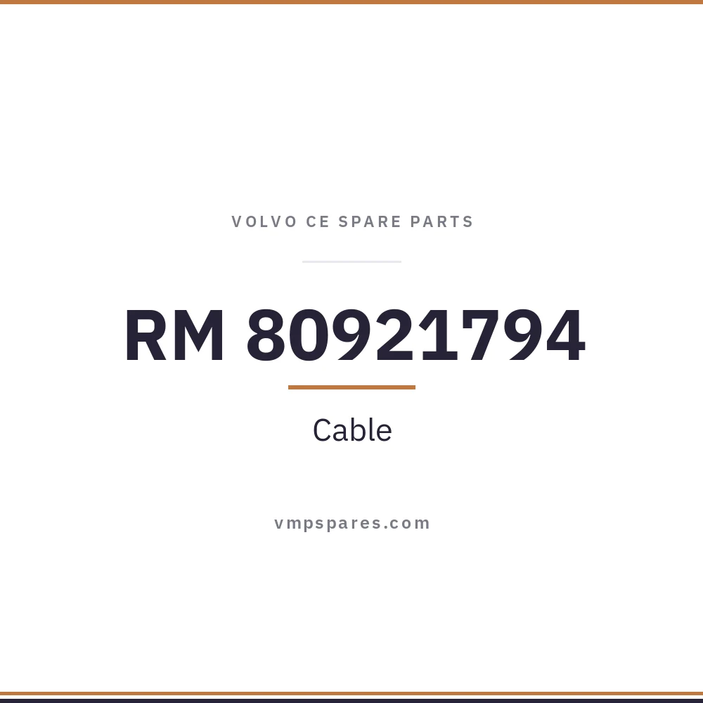 RM 80921794 – Cable