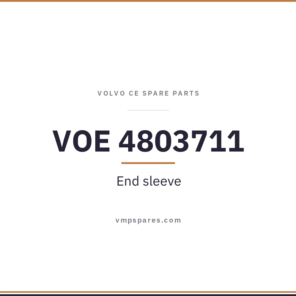 VOE 4803711 – End sleeve