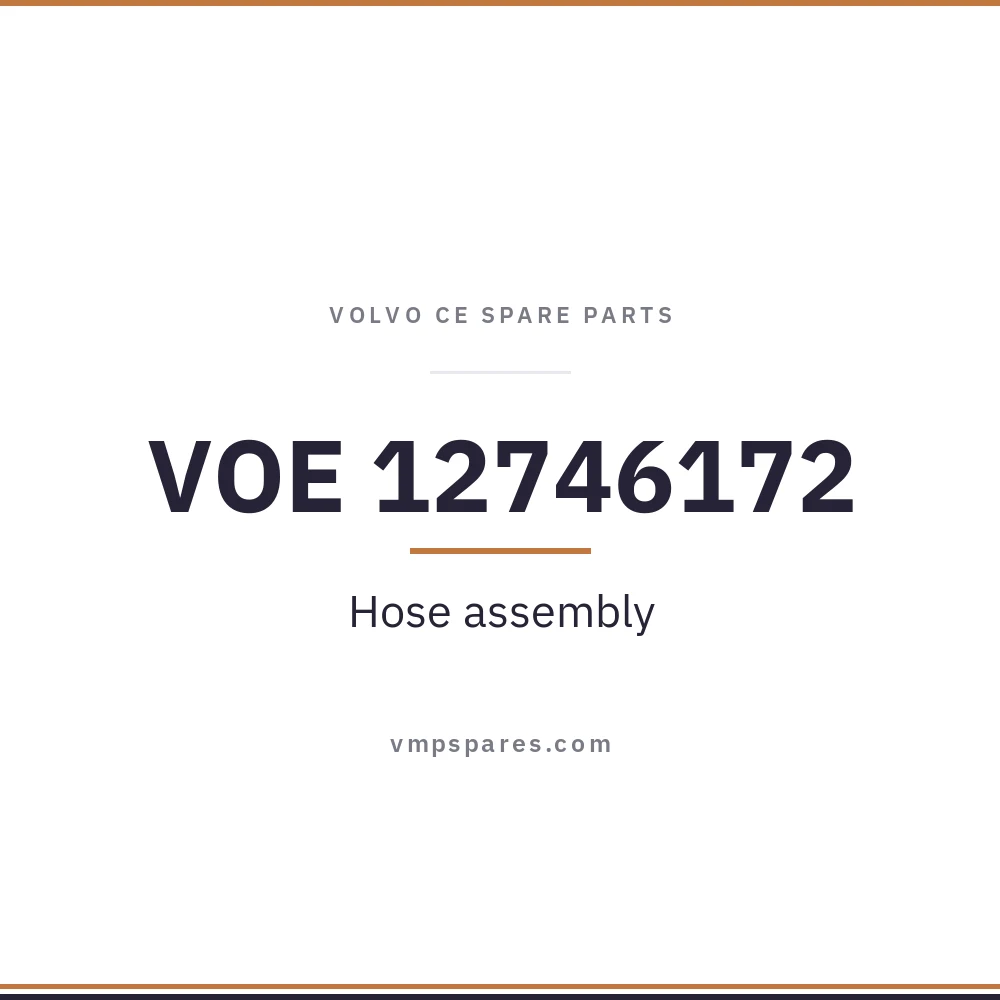 VOE 12746172 – Hose assembly