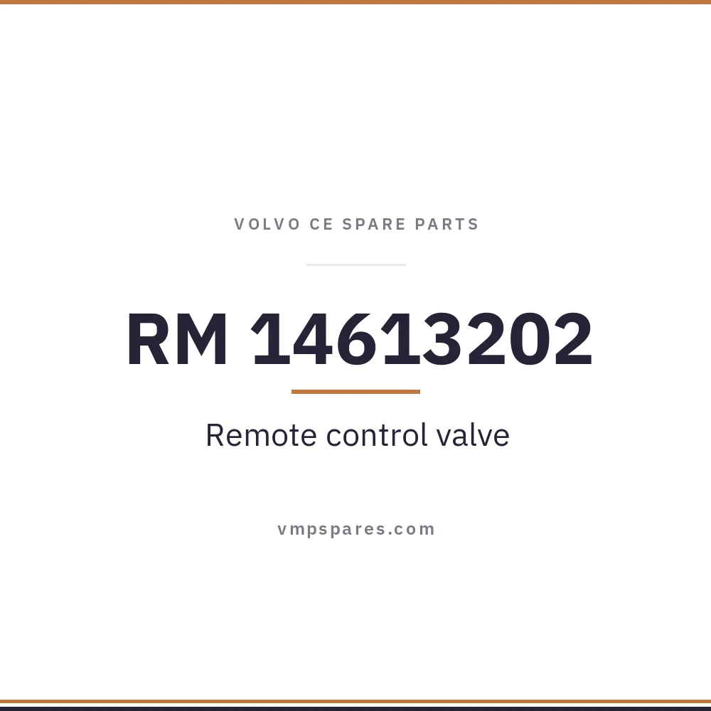 RM 14613202 – Remote control valve