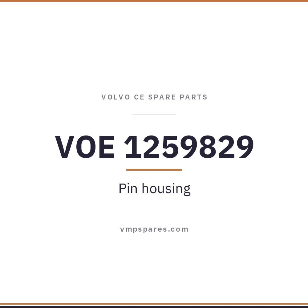 VOE 1259829 – Pin housing