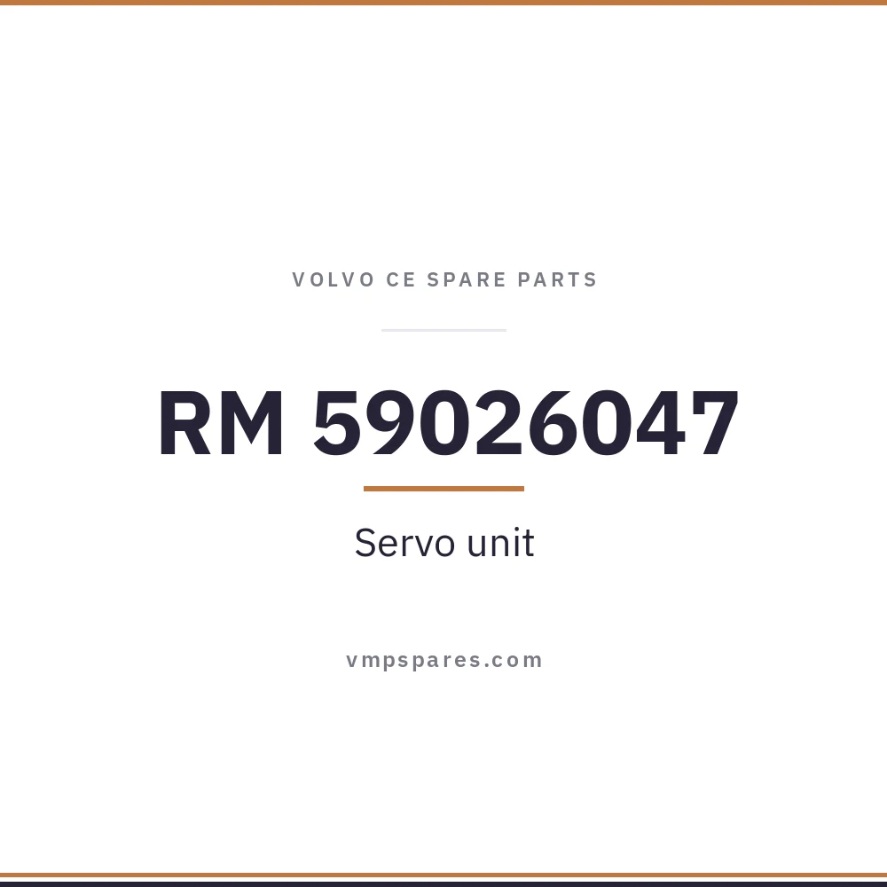 RM 59026047 – Servo unit