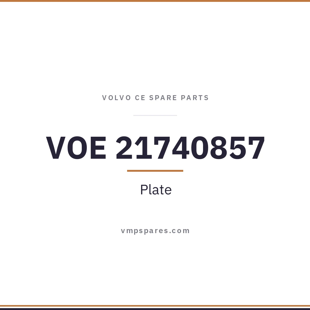 VOE 21740857 – Plate