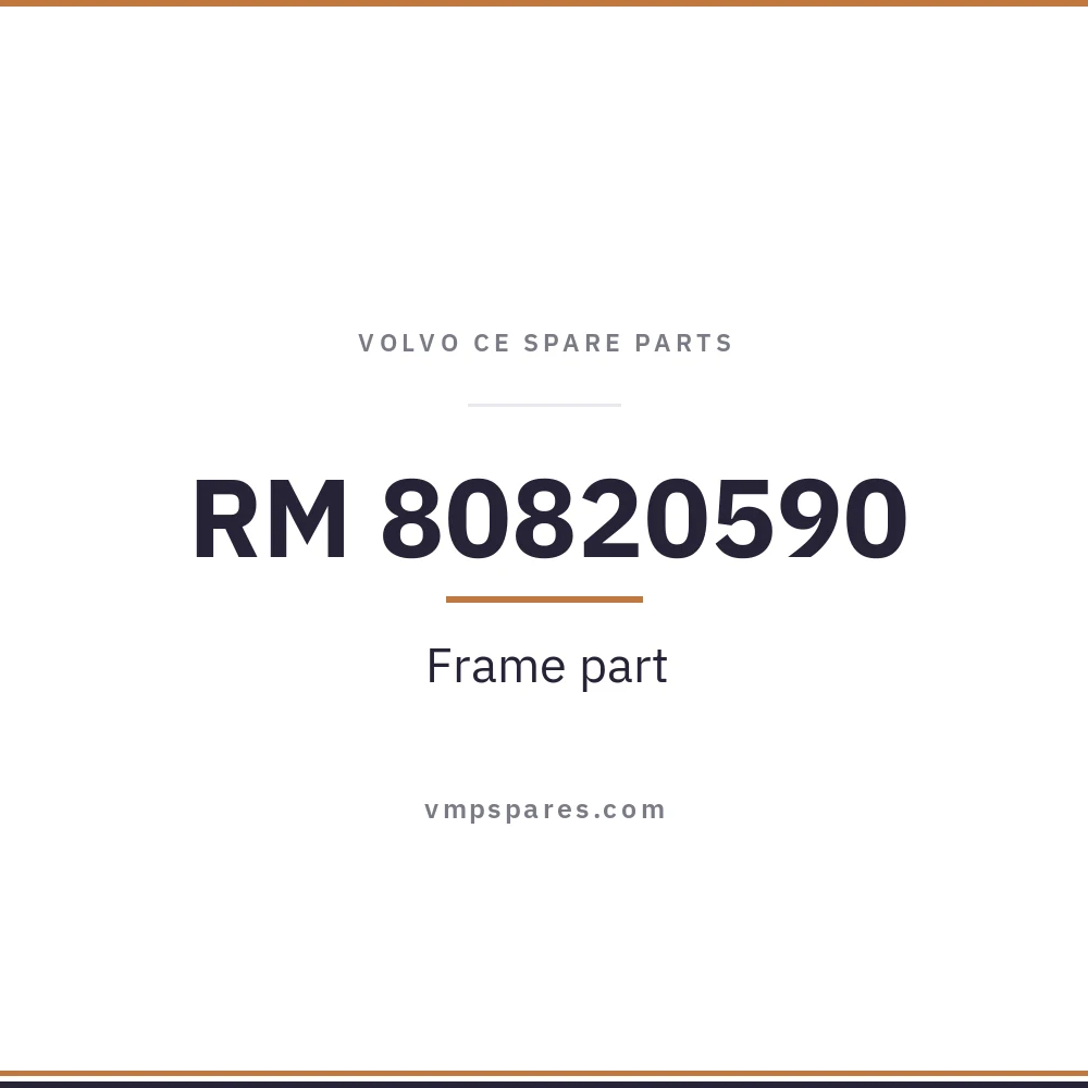 RM 80820590 – Frame part