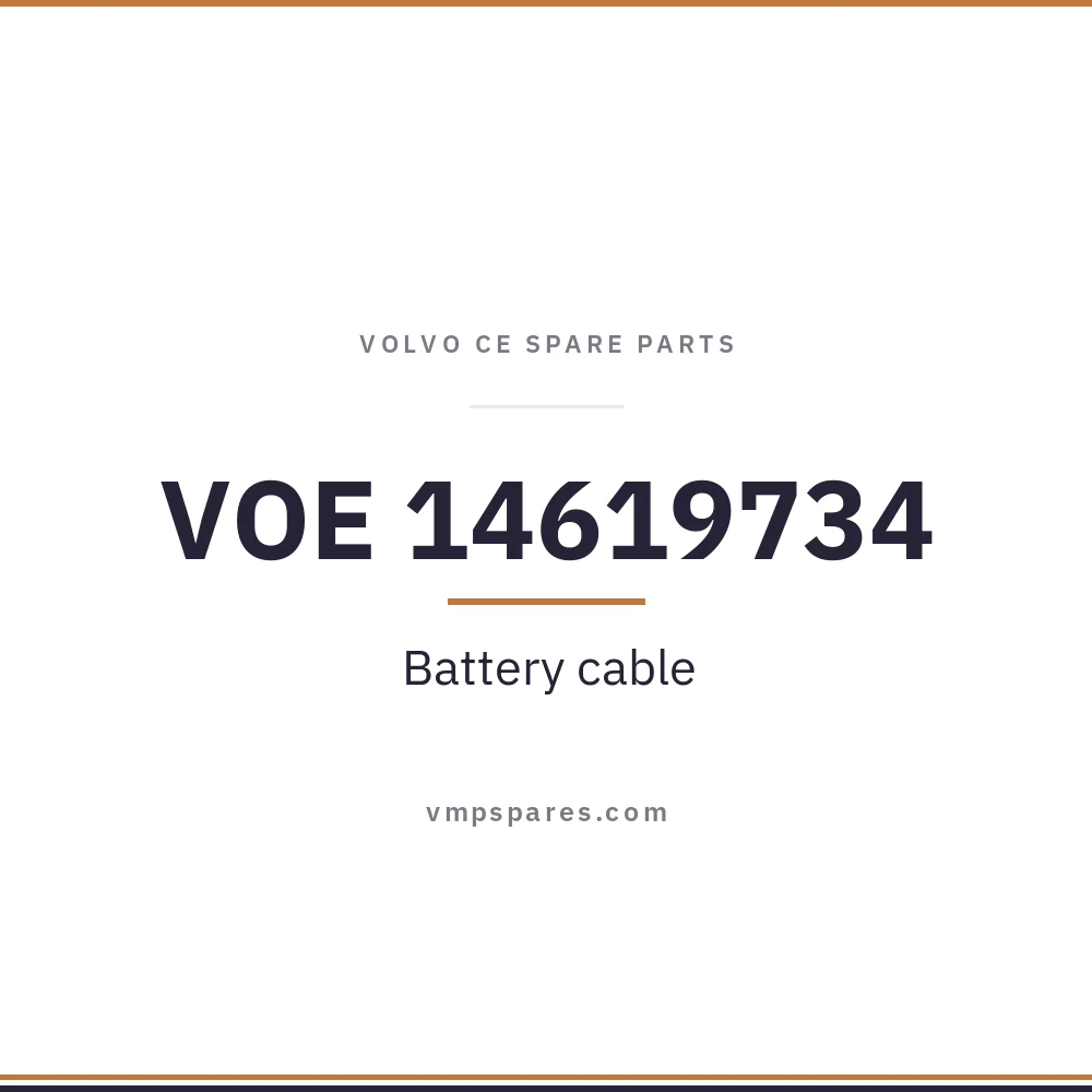 VOE 14619734 – Battery cable