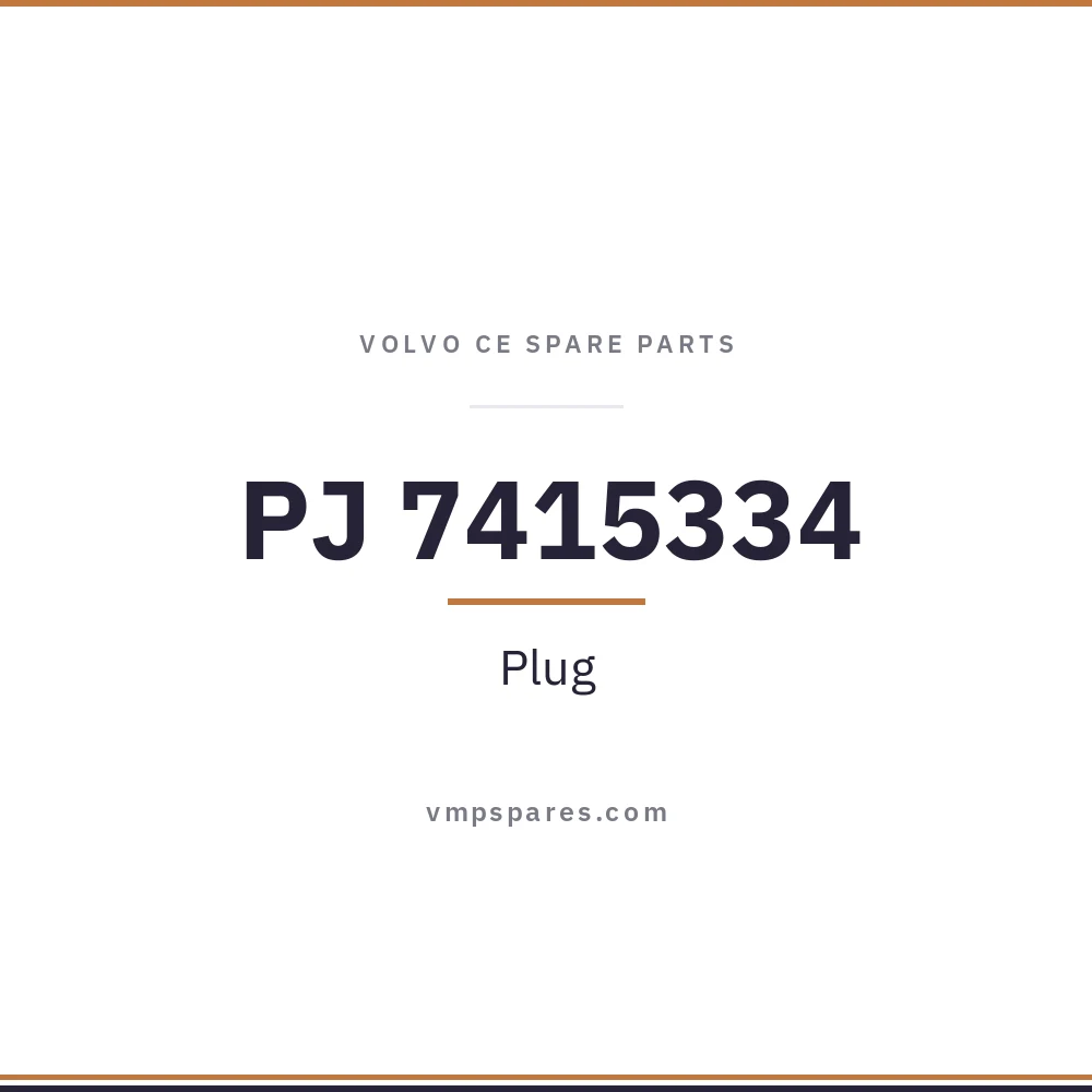 PJ 7415334 – Plug