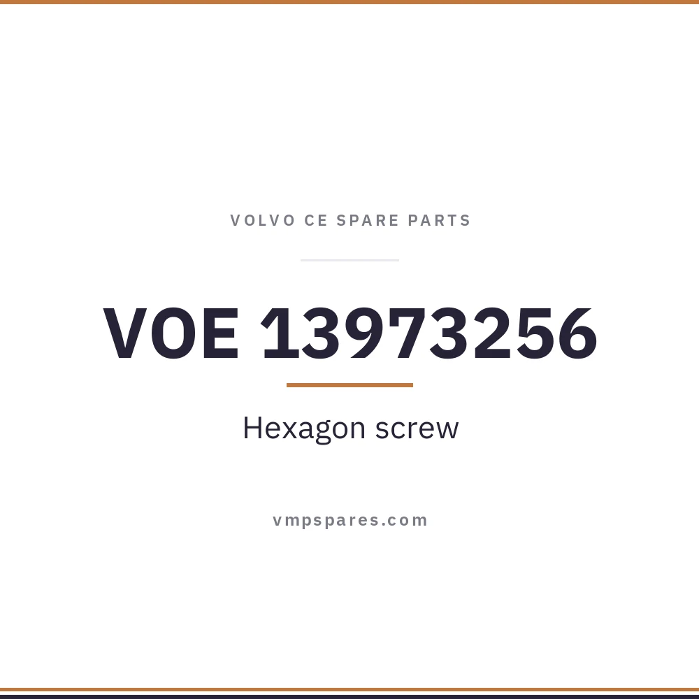 VOE 13973256 – Hexagon screw