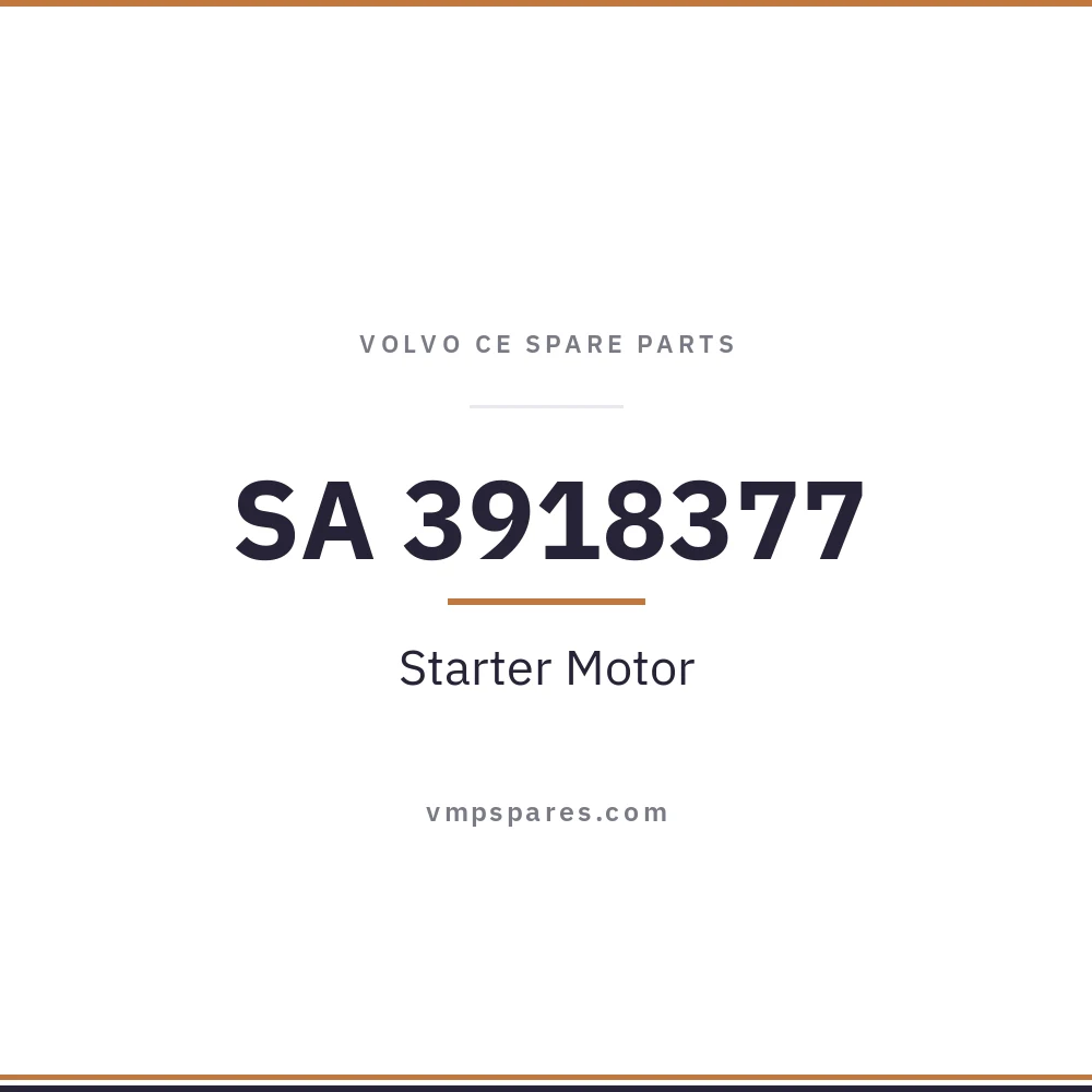 SA 3918377 – Starter Motor