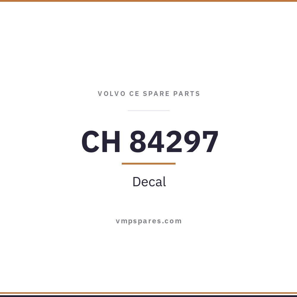 CH 84297 – Decal