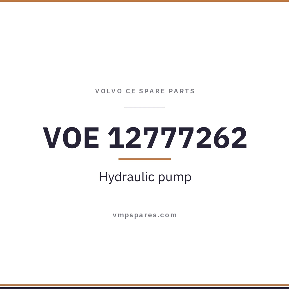 VOE 12777262 – Hydraulic pump