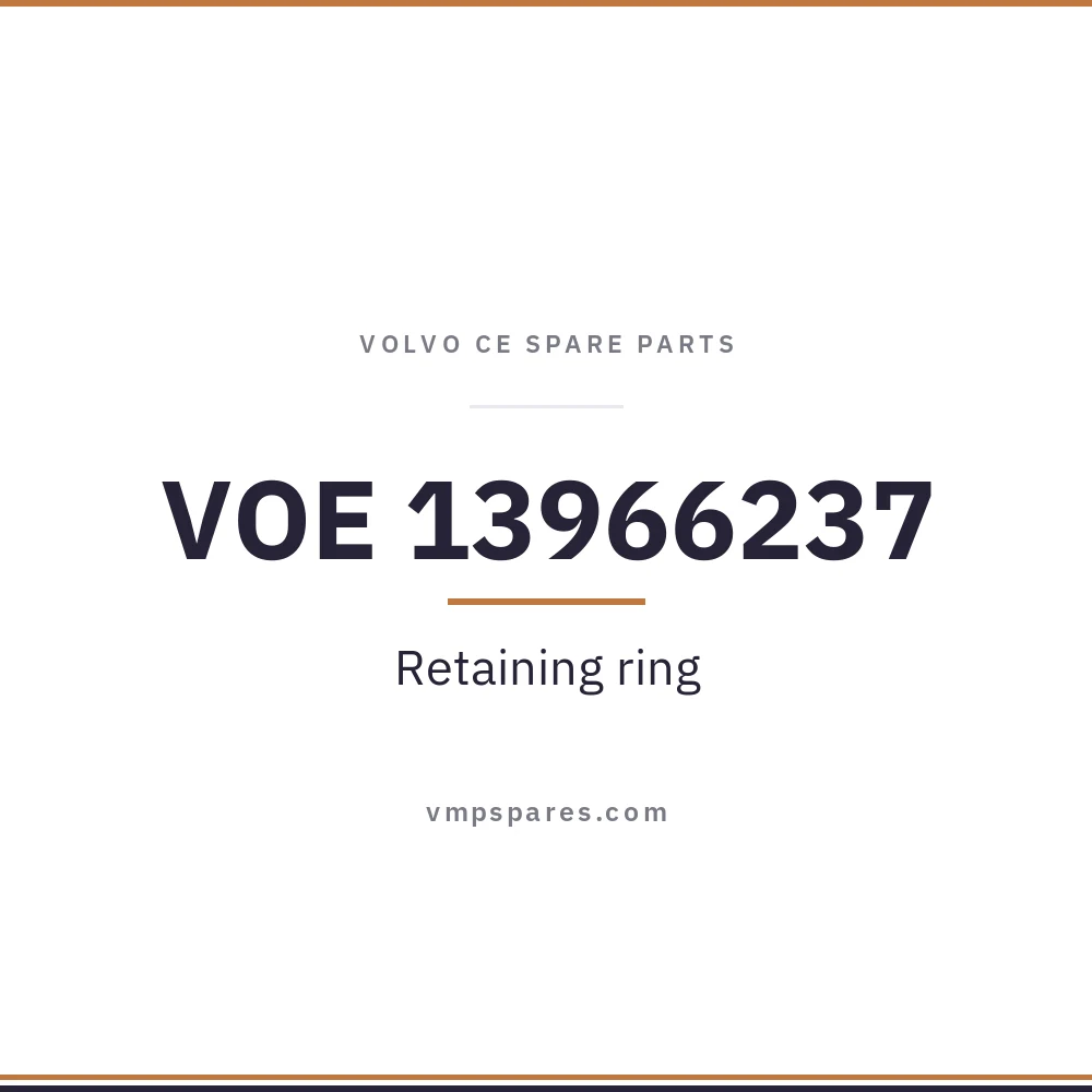 VOE 13966237 – Retaining ring