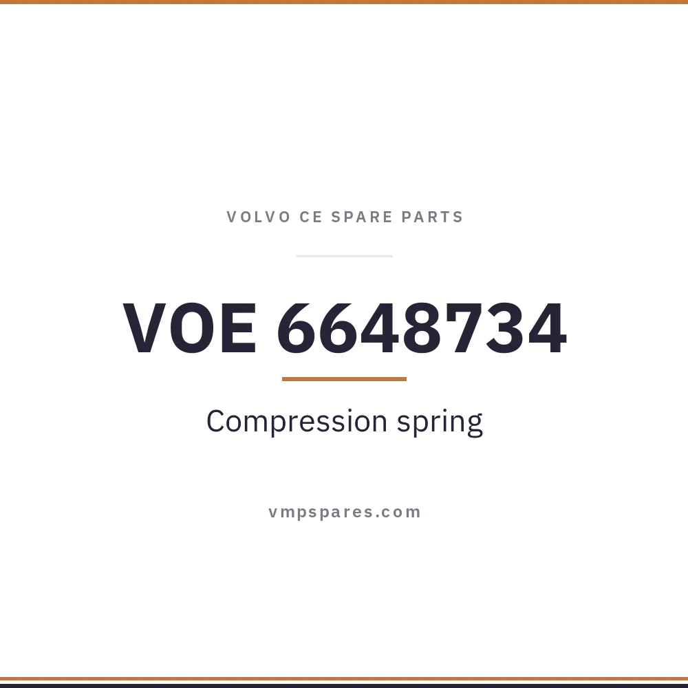 VOE 6648734 – Compression spring