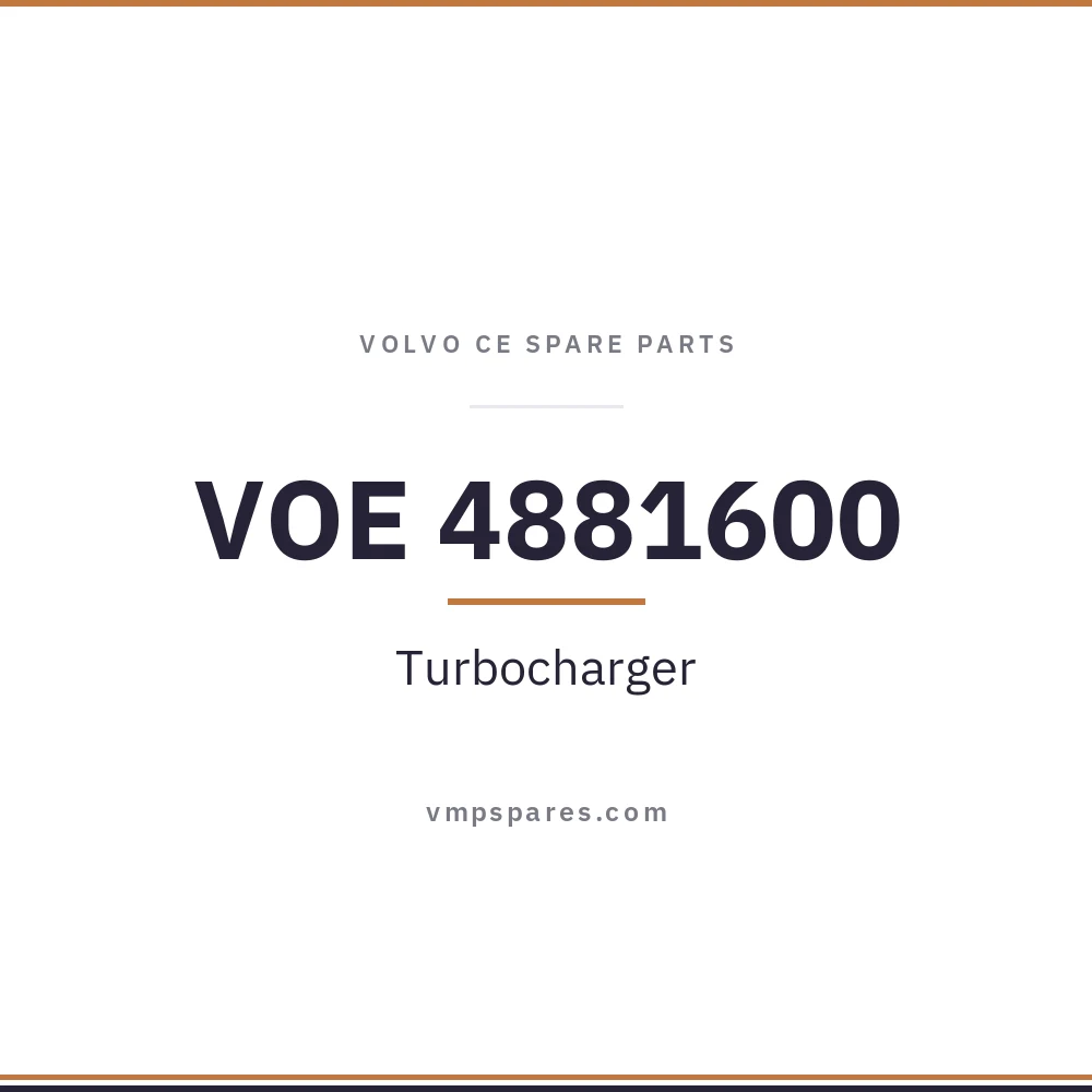 VOE 4881600 – Turbocharger