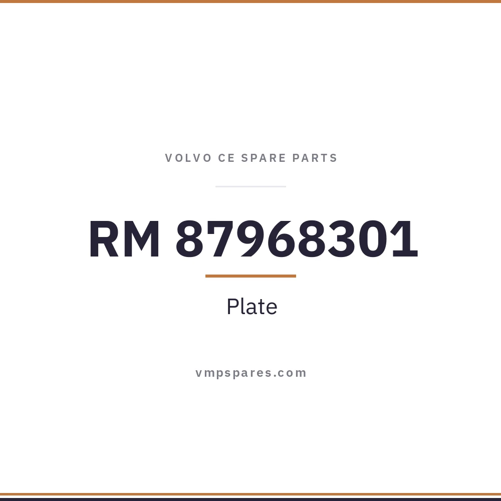 RM 87968301 – Plate