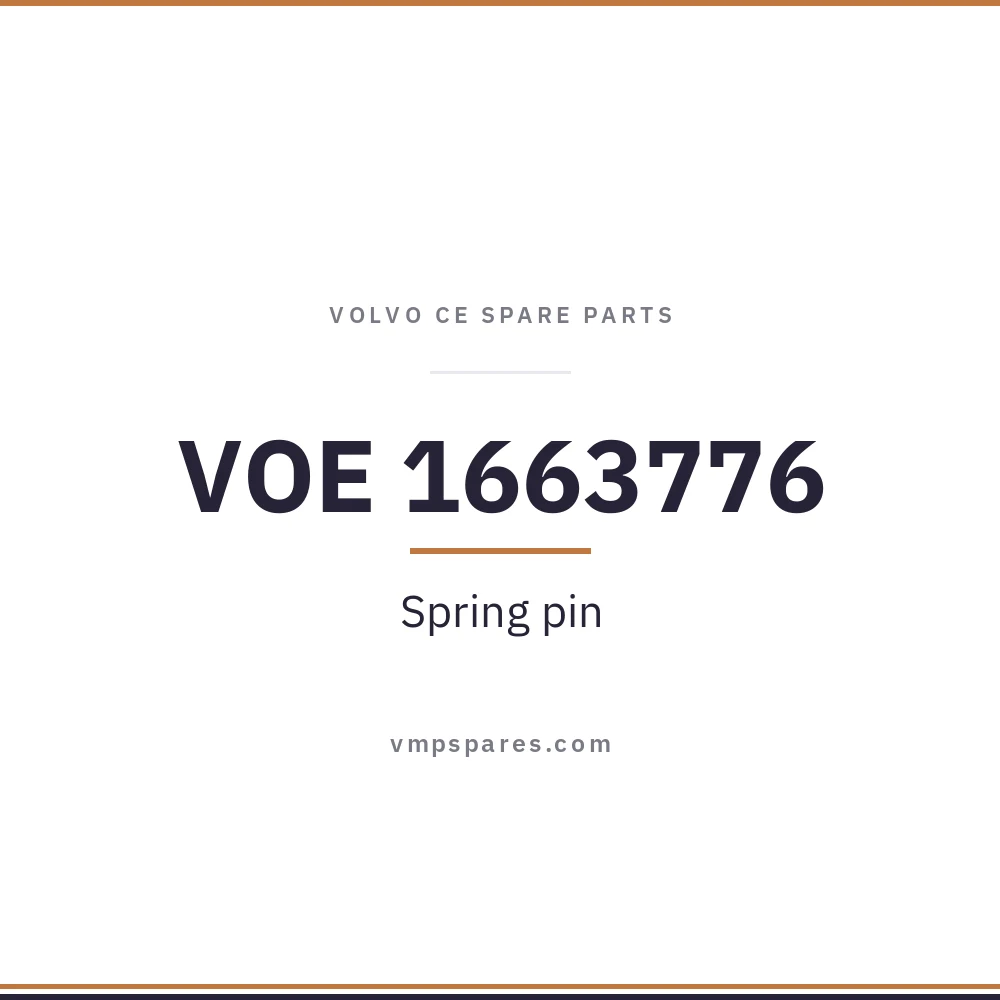 VOE 1663776 – Spring pin