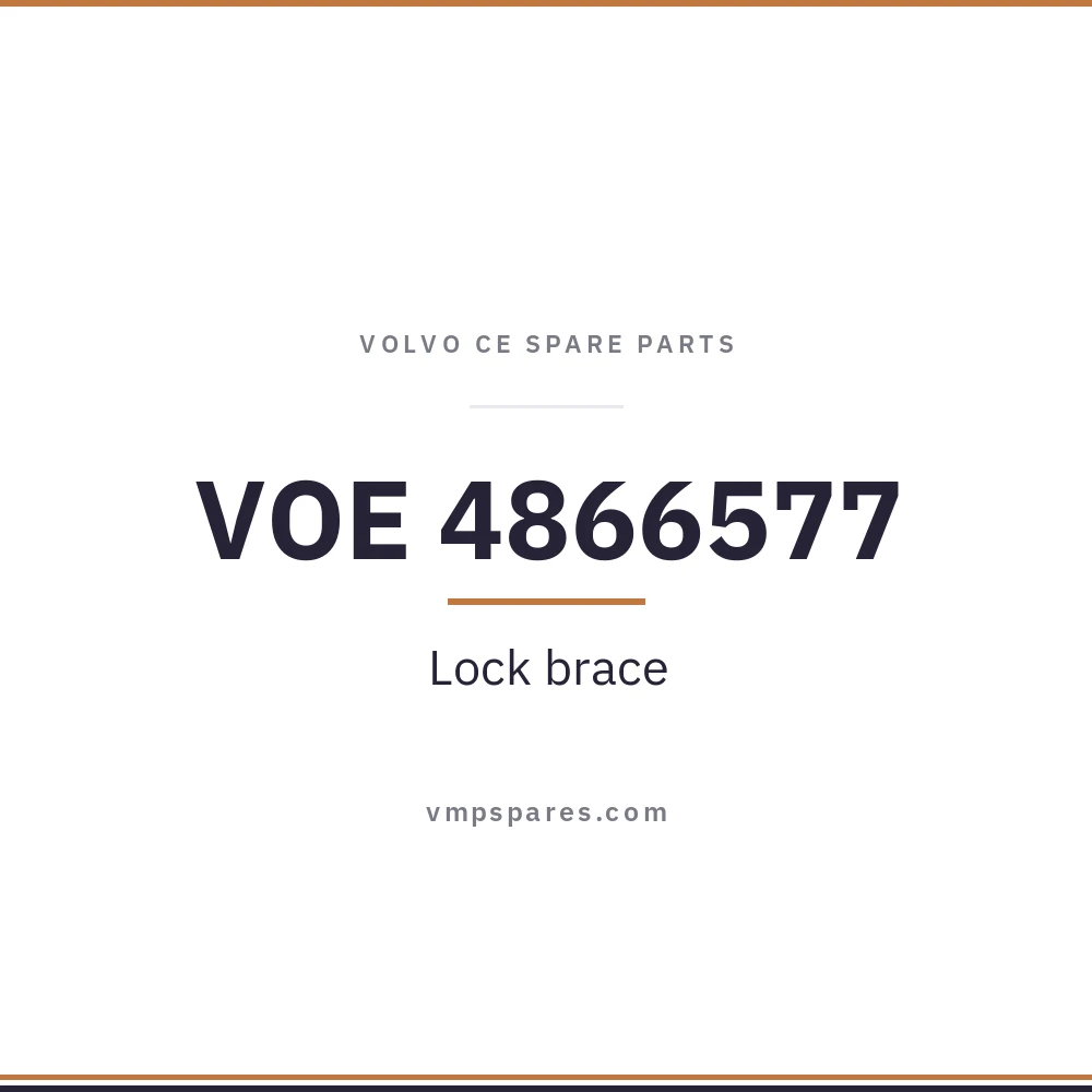 VOE 4866577 – Lock brace
