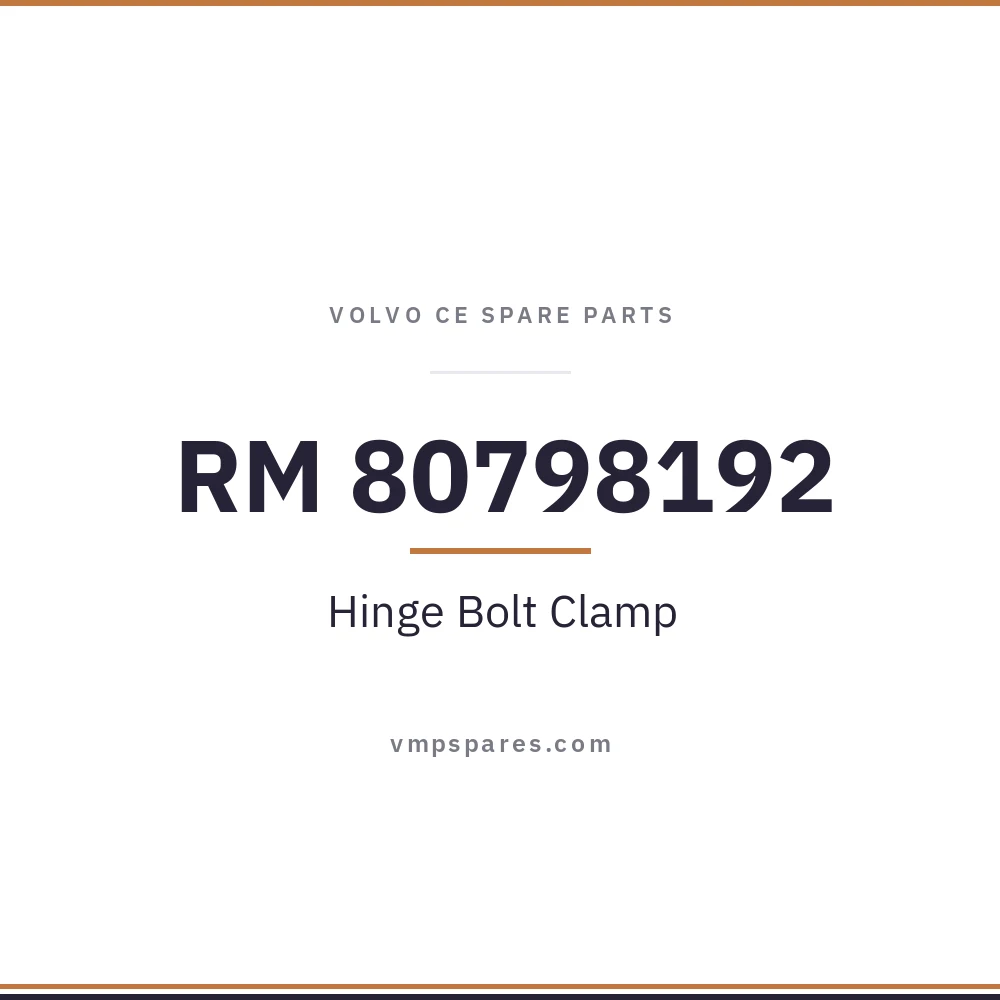 RM 80798192 – Hinge Bolt Clamp