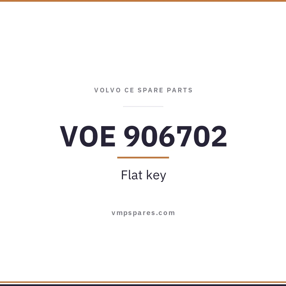 VOE 906702 – Flat key