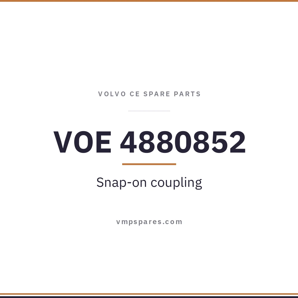 VOE 4880852 – Snap-on coupling