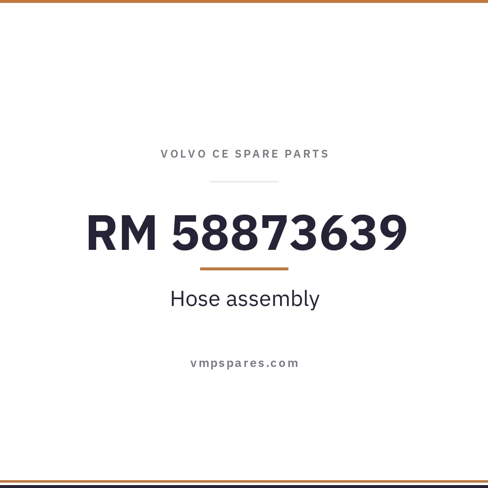 RM 58873639 – Hose assembly