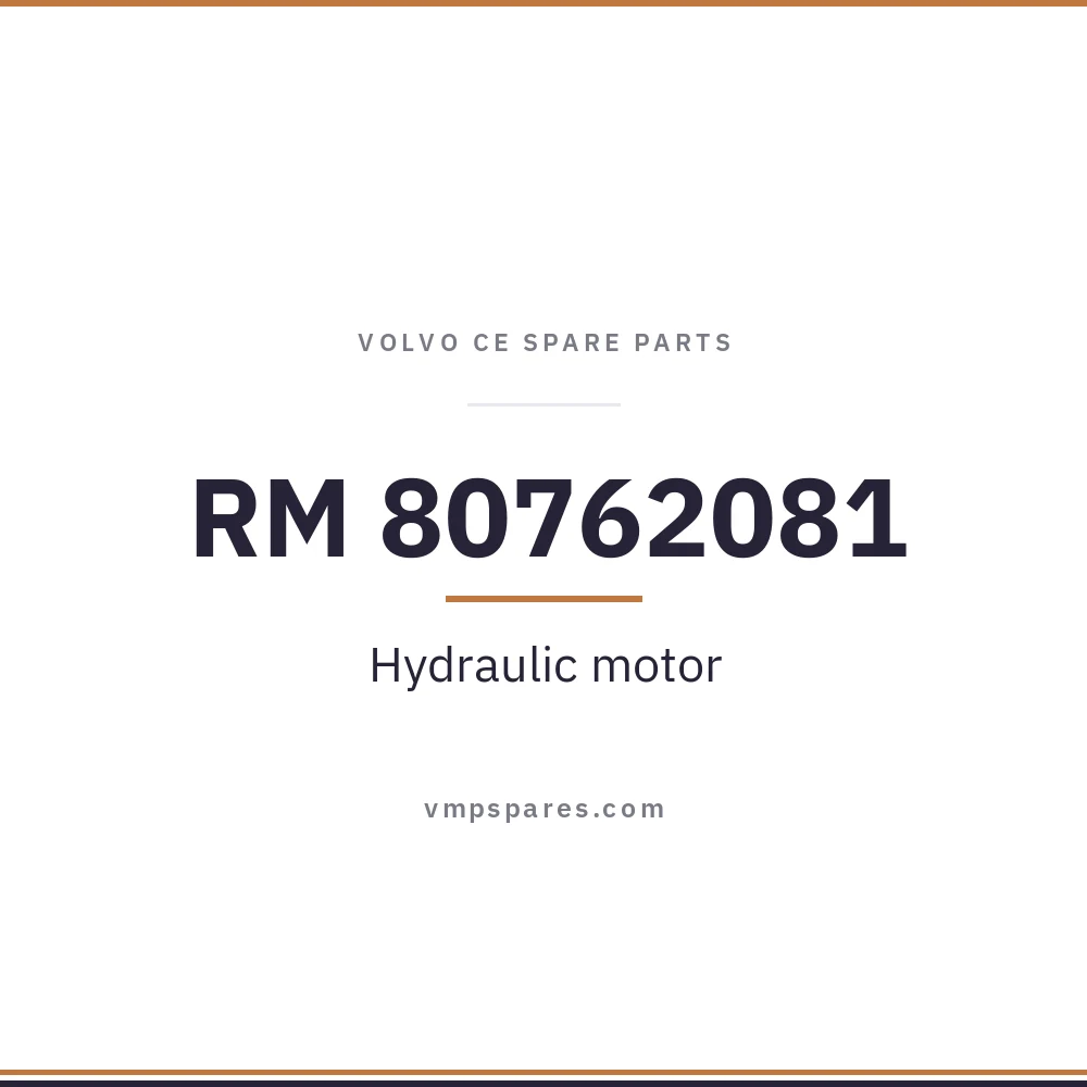 RM 80762081 – Hydraulic motor