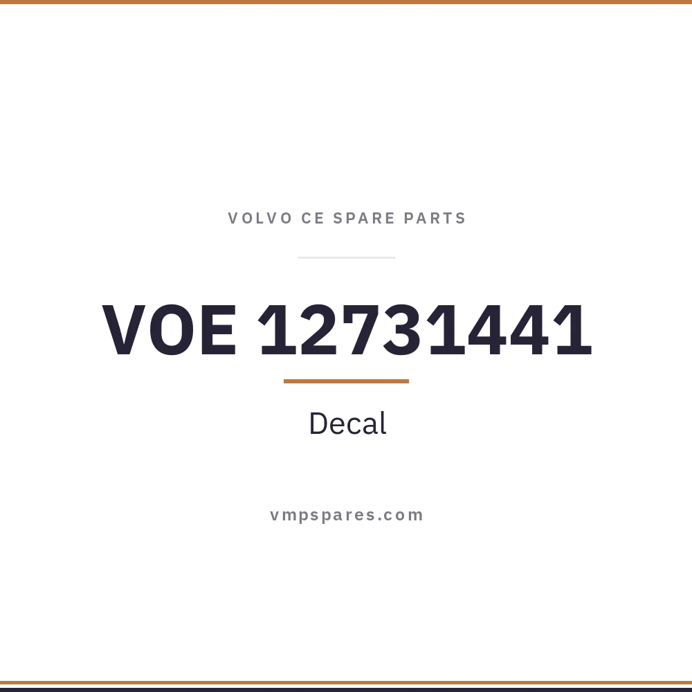 VOE 12731441 – Decal
