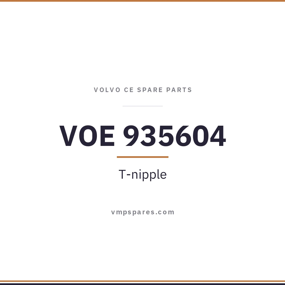 VOE 935604 – T-nipple