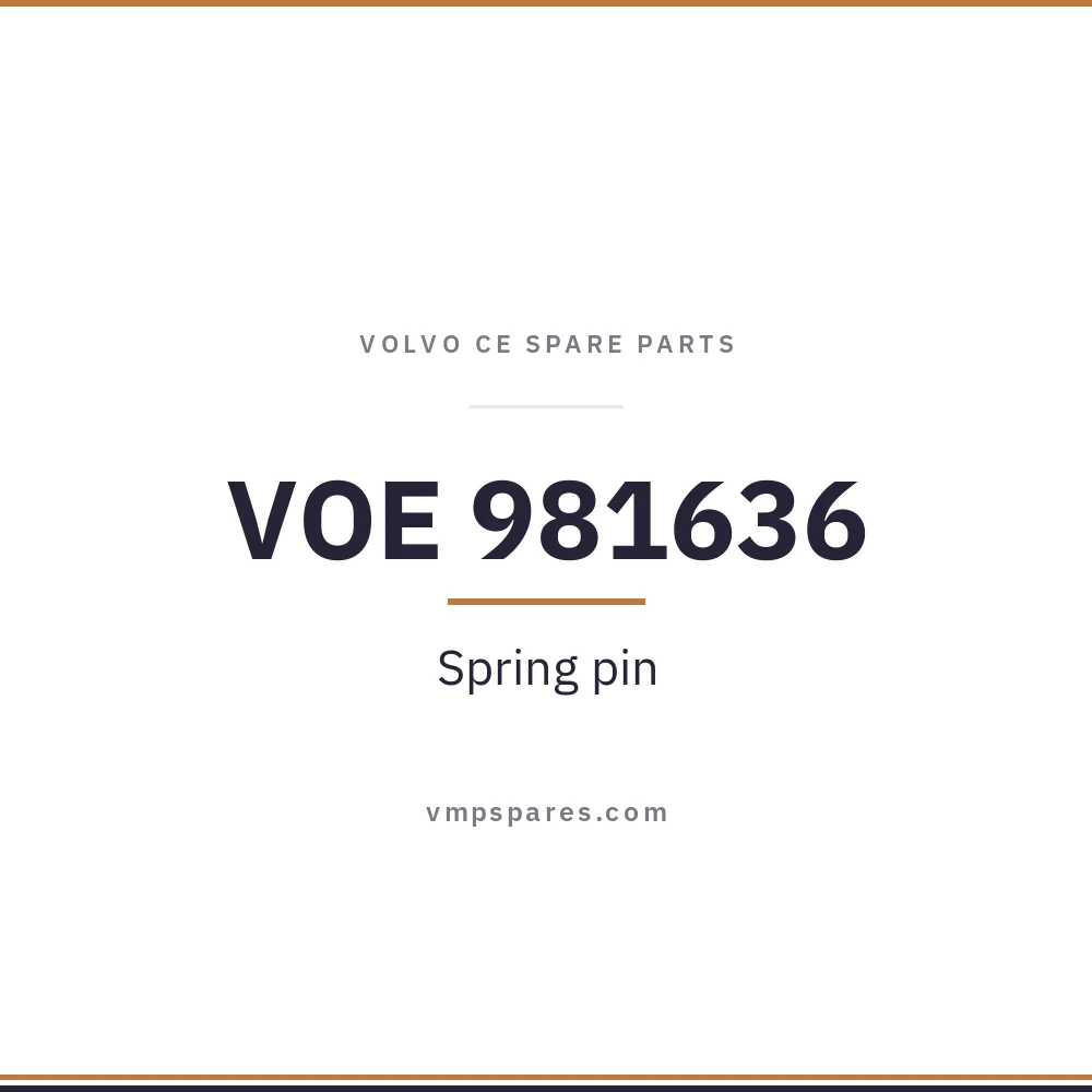 VOE 981636 – Spring pin