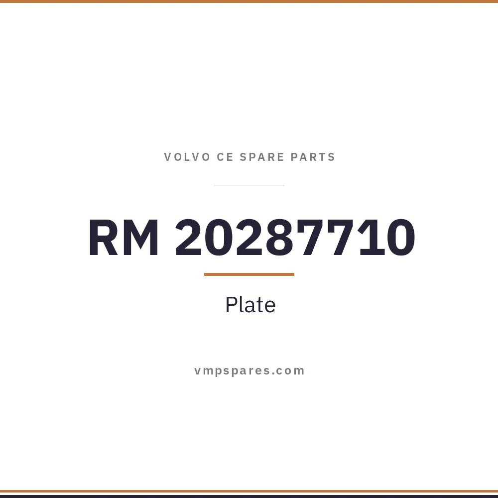 RM 20287710 – Plate