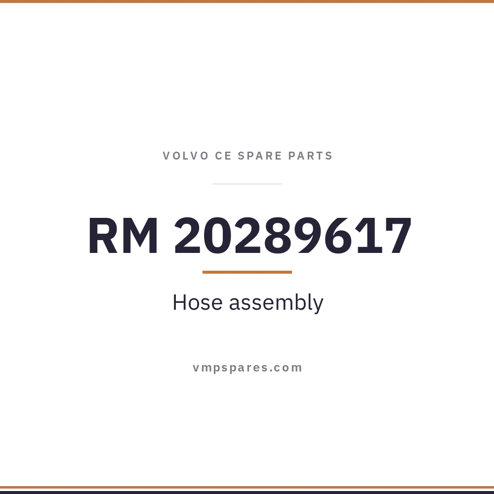 RM 20289617 – Hose assembly