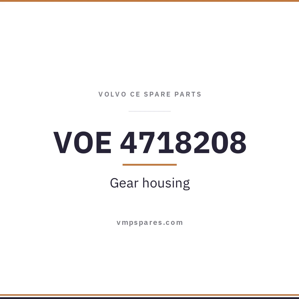 VOE 4718208 – Gear housing