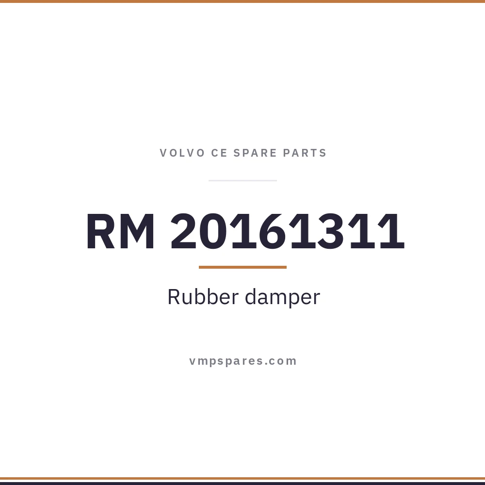 RM 20161311 – Rubber damper