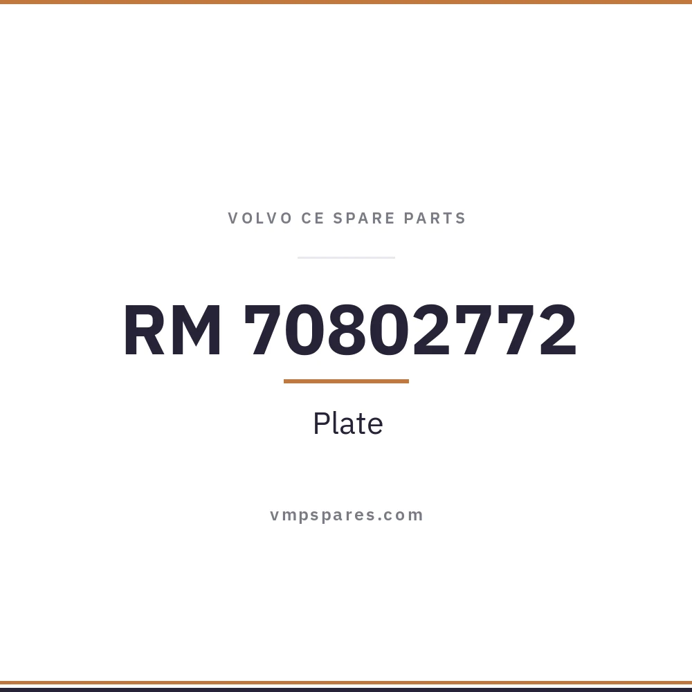 RM 70802772 – Plate