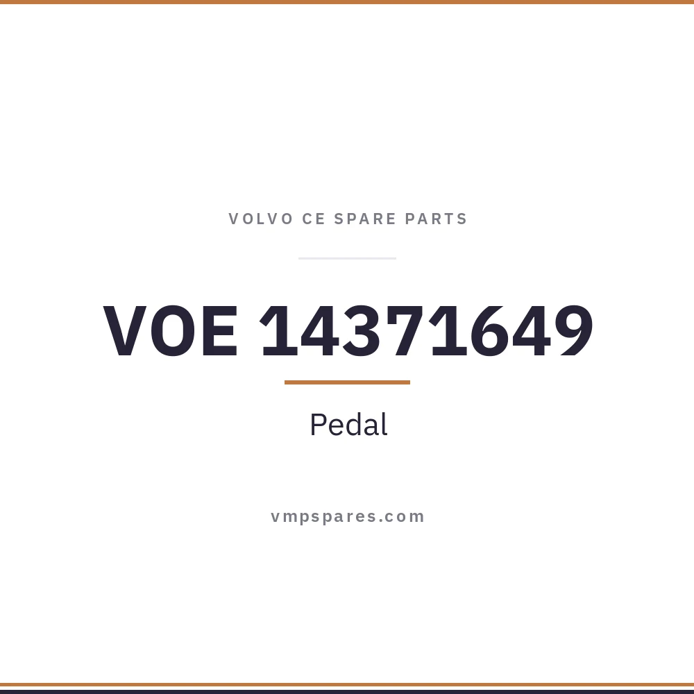 VOE 14371649 – Pedal