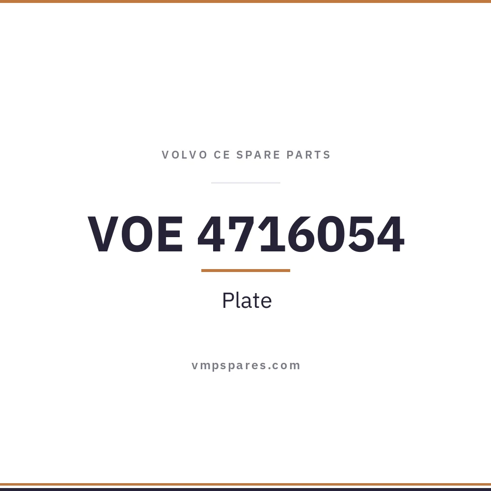 VOE 4716054 – Plate