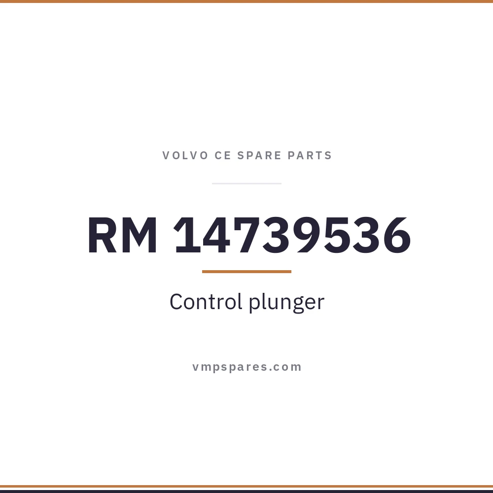 RM 14739536 – Control plunger