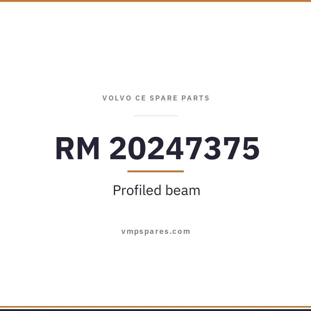 RM 20247375 – Profiled beam