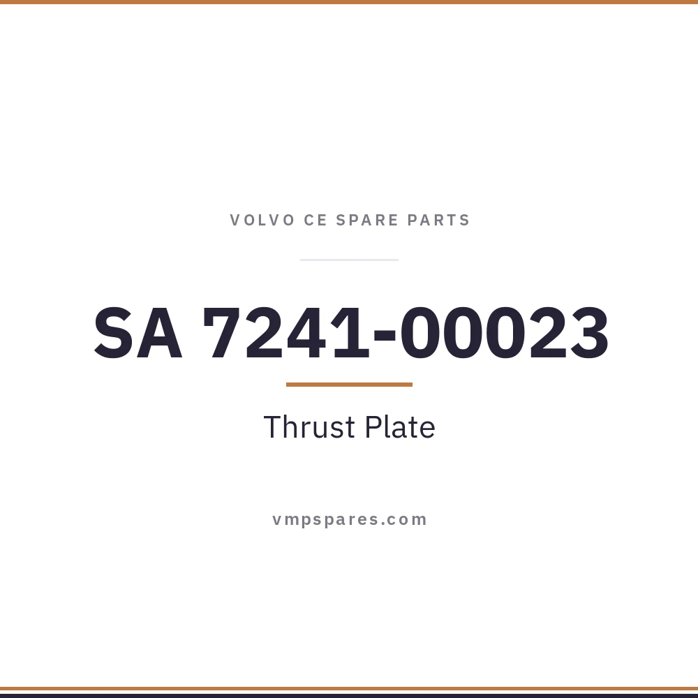 SA 7241-00023 – Thrust Plate