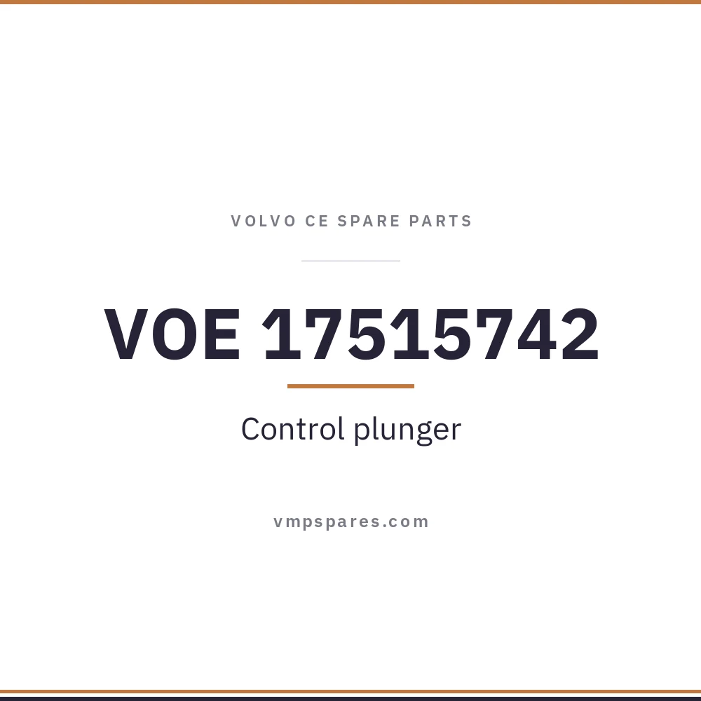 VOE 17515742 – Control plunger