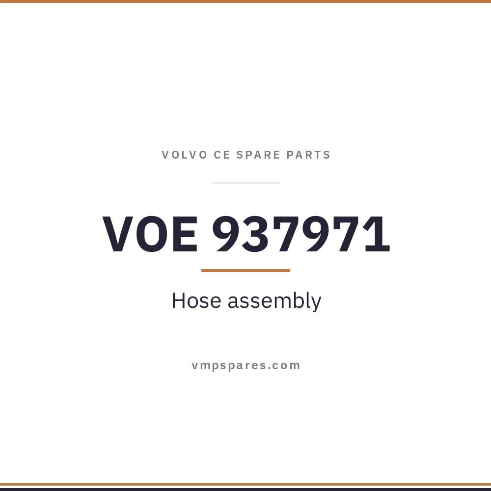 VOE 937971 – Hose assembly