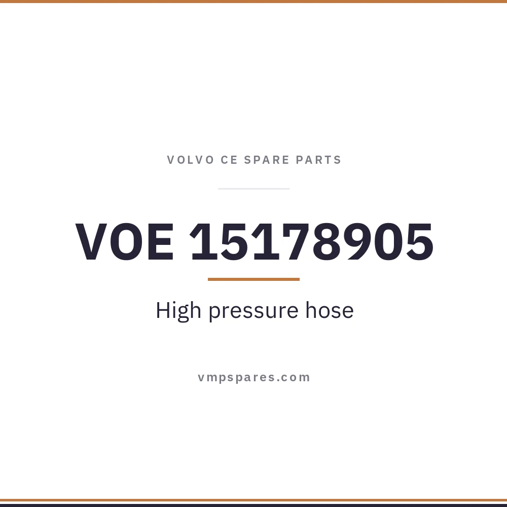 VOE 15178905 – High pressure hose