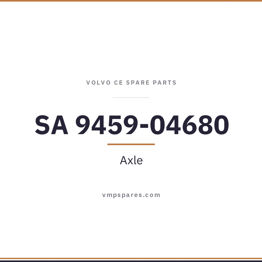 SA 9459-04680 – Axle