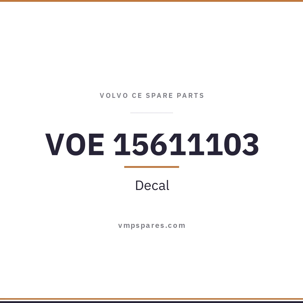 VOE 15611103 – Decal