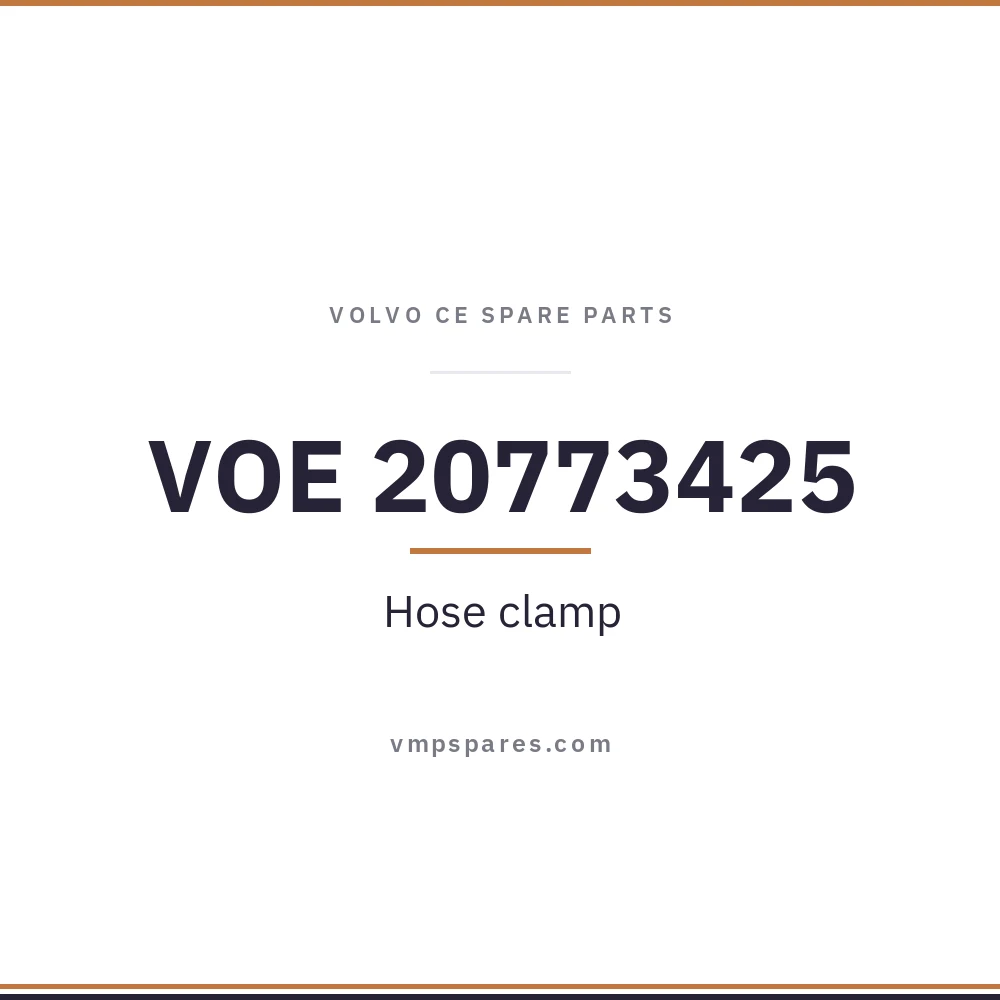 VOE 20773425 – Hose clamp
