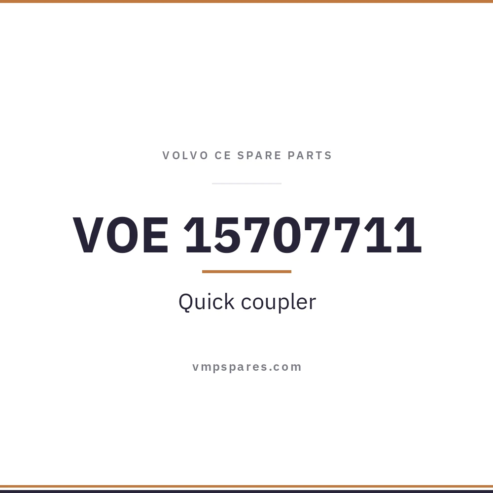 VOE 15707711 – Quick coupler