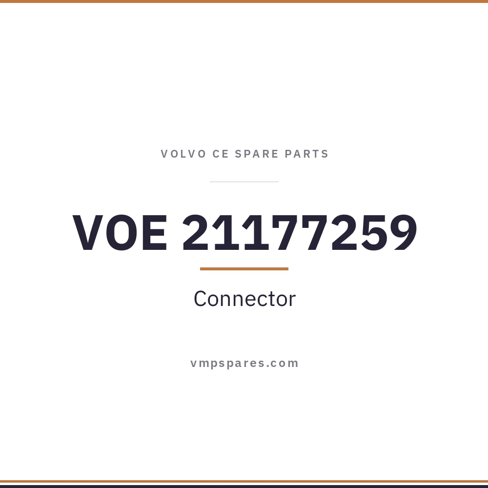 VOE 21177259 – Connector