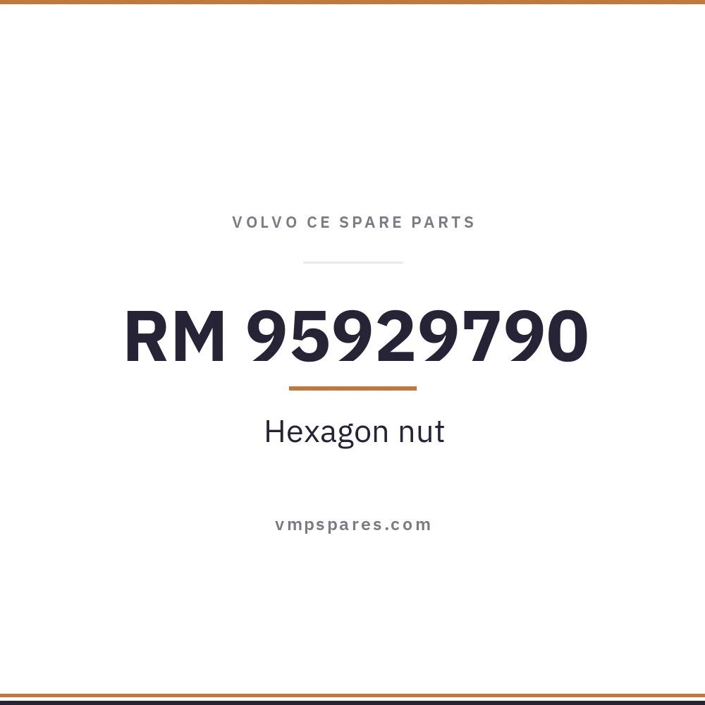 RM 95929790 – Hexagon nut