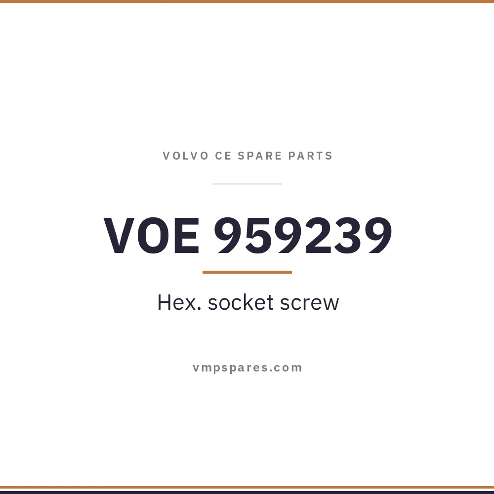 VOE 959239 – Hex. socket screw